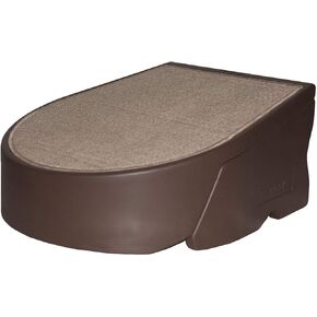 Pet Gear Stair and RAMP Mochair للكلاب/القطط ، خطوة سهلة ، خفيفة الوزن/محمولة ، متينة ، تجميع سهلة (لا توجد أدوات مطلوبة) ، ضباب