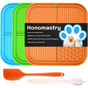 Lick Mat for Dogs, Premium Lick Pad with Suction Cups for Dog Anxiety Relief, Slow Feeder Dog Bowls, Bathing, Grooming and Training