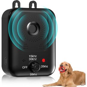 Anti Barking Devices, Auto Barking Control Devices with 3 Modes, Effective Stop Barking Dog Devices for Indoor & Outdoor Use, Rechargeable Ultrasonic Dog Bark Box Barking Deterrent Devices?Black3