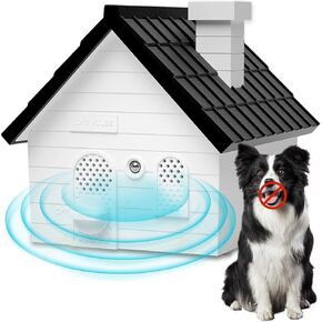 Anti Barking Device, Anti Barking Device for Dogs Indoor Outdoor, Dog Bark Deterrent Devices, Ultrasonic Dog Barking Control Devices with 4 Modes Up to 50 Ft, Bark Box, Dog Barking Silencer