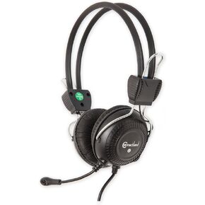 Stereo Wired PC On Ear Gaming Headset with flexible Boom Mic 3.5mm Audio Jack Plug