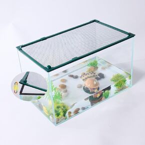 Magnetic Fish Tank Lid Fish Tank Cover for Preventing Fish from Jumping Out 39"x 19"(100x50CM) The Size can be Adjusted Smaller