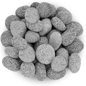 Stanbroil Tumbled Lava Rock Pebbles for Indoor or Outdoor Gas Fire Pits and Fireplaces - 10 pounds(1"-2") in Kuwait