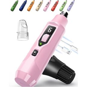 YABIFE 7-Speed Pet Nail Grinder with Light – Heavy Duty, Whisper Quiet Nail Trimmer for Dogs, Cats, Birds & Small Animals – Single-Handed Operation