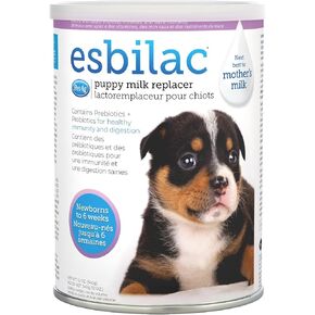 Pet-Ag Esbilac Puppy Milk Replacer Powder - 12 oz - Powdered Puppy Formula with Prebiotics, Probiotics & Vitamins for Puppies Newborn to Six Weeks Old - Easy to Digest