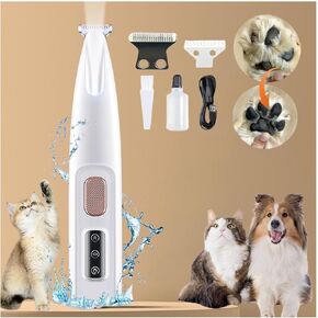 Petior Pet Paw Trimmer, Petior Paw Trimmer, Loom and Ledge Dog Trimmer, Petoir Paw Trimmer for Dogs, Pet MicroPrecision Trimmer, Electric Dog Trimmer for Paws Eyes Ears Face Rump (1Set)