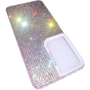for Bling Rhinestone Samsung Galaxy S21 FE Case - Over 2000 High Quality Hand Glued Sparkle Diamond Case Compatible with Samsung Galaxy S21 FE 6.4 Inch