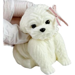 Taba Squishy Dog Toy, Taba Squishy Teddy Dog Toy, Cute Squishy Poodle,Realistic Puppy Toy, Silicone Mochi Fidget Pup, Stress Relief Gift for Adults & Kids (brown-s) in Kuwait