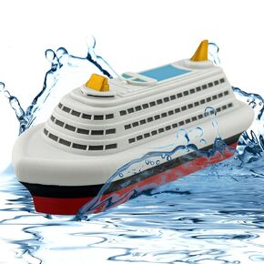 The Cruise Ship 2 قارب حمام عائم من Tubtastic ، Play Play ، Topper Cake ، Decorative ، Hight Cruise Gift