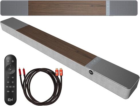 Klipsch Flexus CORE 100 2.1 Channel Powered by Onkyo Bluetooth Sound Bar with Dolby Atmos and Custom Tuned Bass - Black Bundle with 2X Deco Gear 6' 4K HDMI 2.0 Cables & 6x6 Microfiber Cleaning Cloth in Saudi Arabia