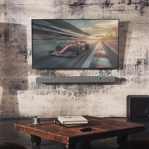Klipsch Flexus CORE 100 2.1 Channel Powered by Onkyo Bluetooth Sound Bar with Dolby Atmos and Custom Tuned Bass - Black Bundle with 2X Deco Gear 6' 4K HDMI 2.0 Cables & 6x6 Microfiber Cleaning Cloth in Saudi Arabia