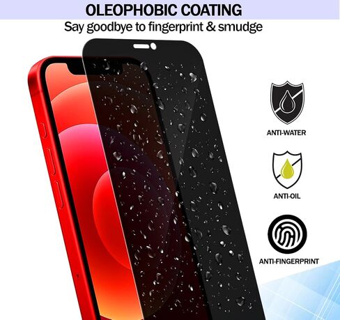 RKINC Screen Protector [3-Pack] for iPhone 12 Mini 5.4-Inch, Tempered Glass Film Screen Protector, 0.33mm [LifetimeWarranty][Bubble-Free][Anti-Scratch][Anti-Shatter] in Saudi Arabia