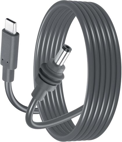 CERRXIAN Starlink Mini USB C to DC Power Cable, 5M/16.4FT PD100W Input USB Type C to DC Barrel Jack Cable for Starlink Mini Replacement Waterproof Cable in Saudi Arabia
