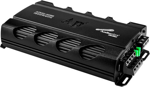 Audiopipe Mini Class D Mono Mosfet Power Amplifier (APMQ-2000), High Performance, 2000W, Compact Design, MOSFET Circuitry, Subsonic Filter, Low-Pass Filter, Reliable Protection, Remote Bass Knob in Saudi Arabia