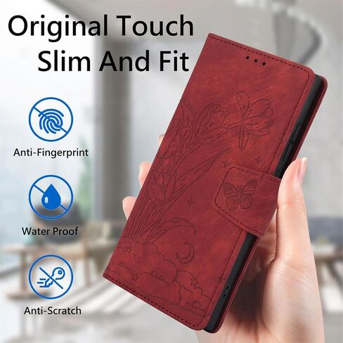 Asuwish Phone Case for Samsung Galaxy S24 Ultra 5G Wallet Cover with Tempered Glass Screen Protector Flip Wrist Strap Credit Card Holder Slot Stand Cell S24Ultra 24S S 24 24Ultra Women Men Black in Saudi Arabia