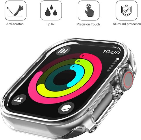 for Huawei Watch GT 5 pro 46mm screen protector case, Rigid PC shell membrane in one piece, scratch-proof and shock-proof,Ultra-thin-clear and black in Saudi Arabia