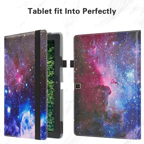 MAMA MOUTH for Fusion5 FWIN232 PRO N5 Case,PU Leather Folio 2-Folding Stand Cover for Fusion5 FWIN232 PRO N5 10.1" Tablet,Black in Saudi Arabia