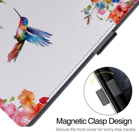 Case for Samsung Galaxy Tab a7 Lite 8.7 Inch, Premium PU and Soft TPU, Multi-Angle Viewing Cover with Magnetic Clasp for Galaxy Tablet a7 Lite 8.7" 2021 (SM-T220/T225/T227), Blue Butterfly in Saudi Arabia