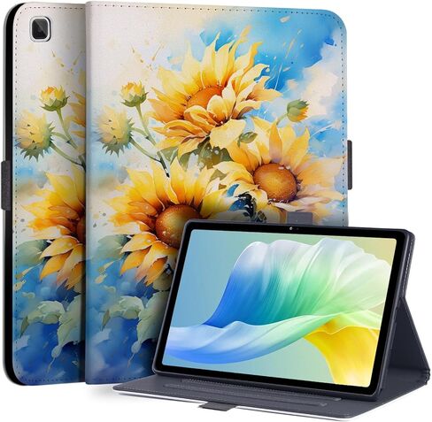 علبة لـ Samsung Galaxy Tab A7 Lite 8.7 بوصة ، PU متميزة و TPU الناعمة ، غطاء عرض متعدد الزوايا مع قفل مغناطيسي لجهاز Galaxy Tablet A7 Lite 8.7 "2021 (SM-T220/T225/T227) ، Blue Butterfly in Kuwait