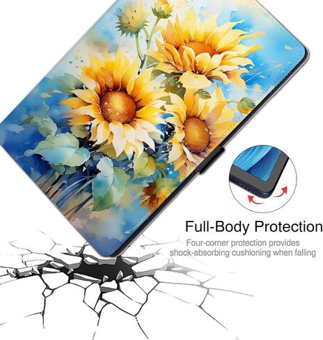 علبة لـ Samsung Galaxy Tab A7 Lite 8.7 بوصة ، PU متميزة و TPU الناعمة ، غطاء عرض متعدد الزوايا مع قفل مغناطيسي لجهاز Galaxy Tablet A7 Lite 8.7 "2021 (SM-T220/T225/T227) ، Blue Butterfly in Kuwait