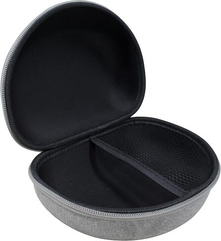 PowerLocus Hard Carry Case for Foldable Headphones – Compatible with PowerLocus Over-Ear Headphone P1/P2/P4/P6/P7/MoonFly/Marshall/House of Marley/Beats by Dre – Portable Travel Carrying Bag (Black) in Saudi Arabia