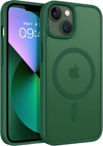 BENTOBEN Magnetic for iPhone 13 Mini Case/iPhone 12 Mini Case, [Compatible with MagSafe] Translucent Frosted Slim Shockproof Women Men Protective Case Cover for iPhone 13 Mini/12 Mini 5.4",Hot Pink in Kuwait