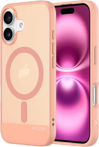 حالة Apple Magsafe Slim Slim لـ iPhone 16-8 FT Drop Protection -حالة iPhone Apple ضئيلة ودائمة وخفيفة الوزن مع مغناطيس مدمج لشحن Magsafe -Clear in Kuwait