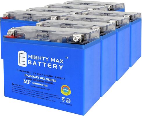Mighty Max Battery YT12B-4 Maintenance Free GEL Motorcycle Battery in Saudi Arabia