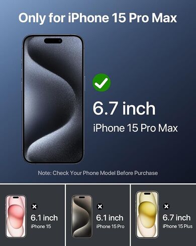 SOOPII 4-PACK Screen Protector for iPhone 15/ iPhone 16, [Bubble and Dust Free] [Auto Alignment Installation],Shatterproof 9H Hardness HD Tempered Glass Film for Apple 15/16 (6.1 inch) in Saudi Arabia