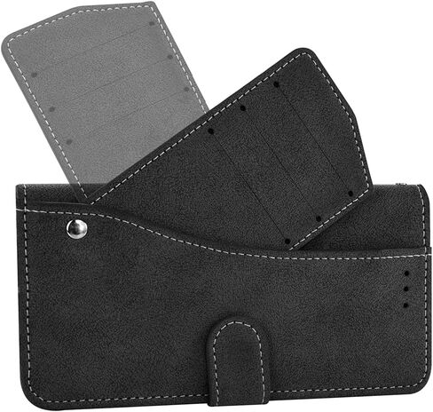 Compatible with Samsung Galaxy J7 2015/J7 Neo/J7 Nxt/J7 Core/7J Duos Wallet Case and Tempered Glass Screen Protector Flip Credit Card Holder Cell Phone Cover for SM J700 J700P J700T J00T1 J700M Purple in Kuwait