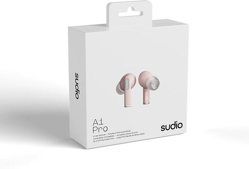 Sudio A1 Pro Wireless Earbuds, Bluetooth Earbuds 5.3, Noise Cancelling Earbuds, Waterproof Earbuds, Touch Control, Wireless Earphones with Charging Case, Perfect for Premium Sound Quality (Purple) in Saudi Arabia