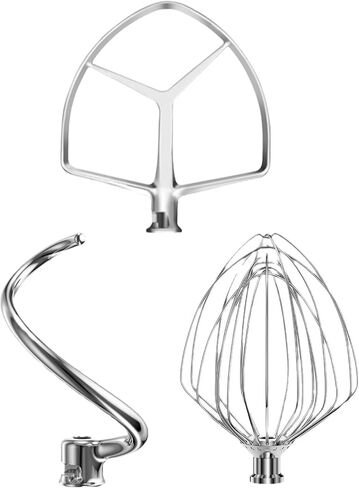 Stainless Steel Whisk Attachment for KitchenAid Stand Mixer 7 Quart Bowl, Stainless Steel Whisk Replacement for KitchenAid Lift Bowl Mixer, Dishwasher Safe, Replacement Whisk for KitchenAid 7QT Mixer in Saudi Arabia