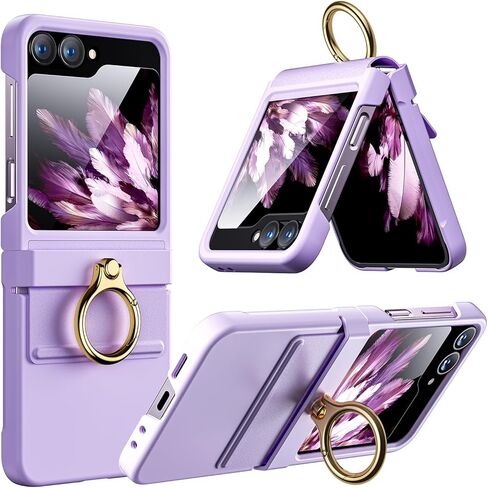Hoerrye for Samsung Galaxy Z Flip 6 Case [Ring ＆ Stand 2 in 1] in Kuwait