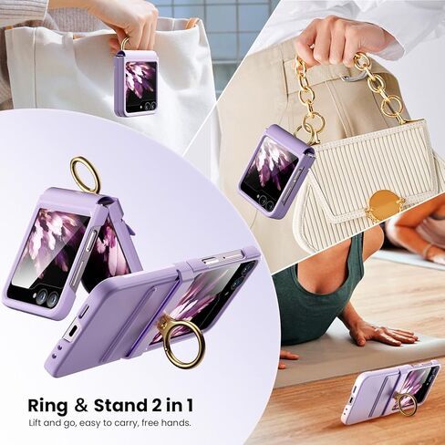 Hoerrye for Samsung Galaxy Z Flip 6 Case [Ring ＆ Stand 2 in 1] in Kuwait