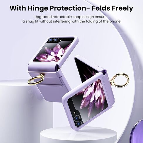 Hoerrye for Samsung Galaxy Z Flip 6 Case [Ring ＆ Stand 2 in 1] in Kuwait