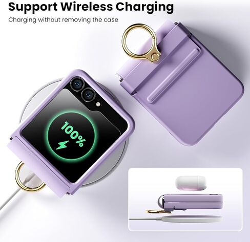 Hoerrye for Samsung Galaxy Z Flip 6 Case [Ring ＆ Stand 2 in 1] in Kuwait