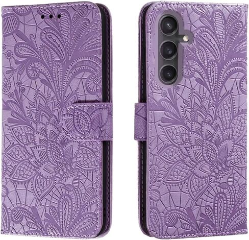 for Samsung Galaxy A14 4G/5G Embossing Wallet Case Kickstand Magnetic Flip Cover Credit Cards Slot with Stand for PU Leather Shockproof Flip Magnetic Case for Samsung A14 (Green) in Saudi Arabia