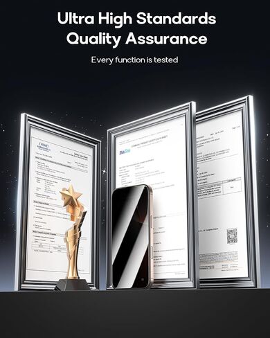 3 Pack for iPhone 13/iPhone 13 Pro/iPhone 14 6.1 inch Tempered Glass Screen Protector, Dust free CABIN, Auto Positioning, Bubble Free, Privacy Protection, Easy Installation, Tempered Glass in Saudi Arabia