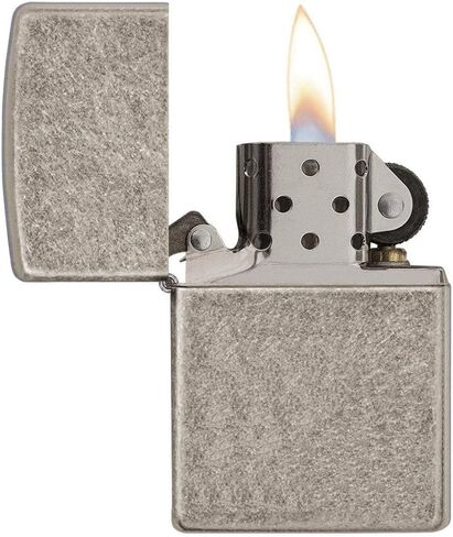 Custom Zippo Vintage Brushed Chrome Without Slashes Pocket Lighter in Saudi Arabia