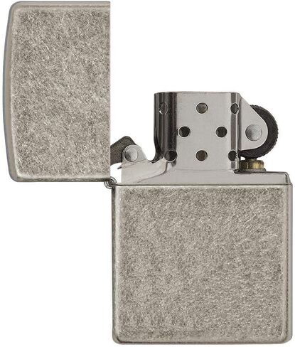 Custom Zippo Vintage Brushed Chrome Without Slashes Pocket Lighter in Saudi Arabia