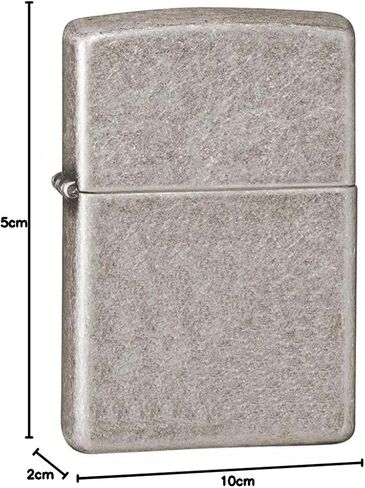 Custom Zippo Vintage Brushed Chrome Without Slashes Pocket Lighter in Saudi Arabia