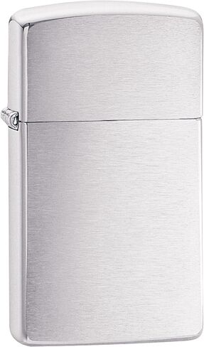 Custom Zippo Vintage Brushed Chrome Without Slashes Pocket Lighter in Saudi Arabia