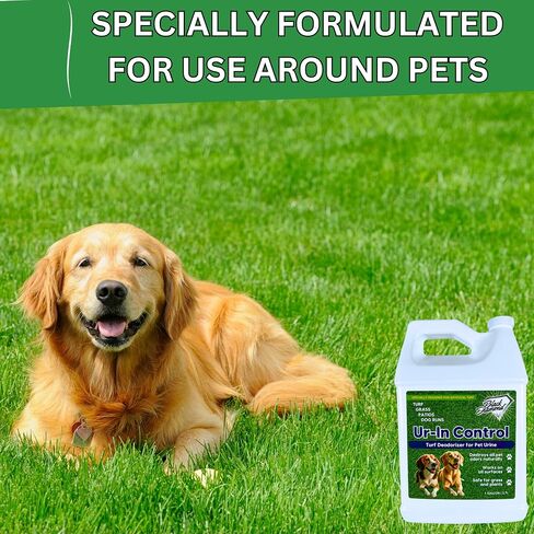 Urine Control Turf Deodorizer for Pet Urine - Bio-Enzymatic Odor Neutralizer for Artificial Grass, Turf, and Outdoor Surfaces - Eco-Friendly, Pet-Safe, Long-Lasting Scent (128oz Gallon) in Kuwait