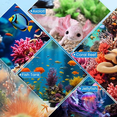 Aquarium Chiller 79 Gal ، 1/3 HP Mater Bchiller Machine ، نظام تبريد مائي ، مرد خزان الأسماك مع شاشة LED تمت ترقيته ، لفيلم Axolotl Axolotl in Kuwait