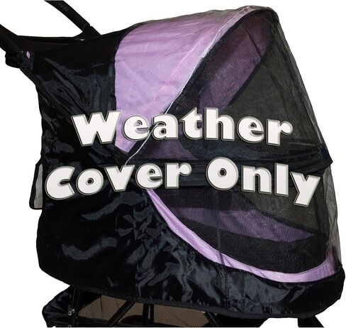 Pet Gear No-Zip Happy Trails Pet Stroller for Cats/Dogs, Zipperless Entry, Easy Fold with Removable Liner, Safety Tether, Storage Basket + Cup Holder, Blush in Saudi Arabia