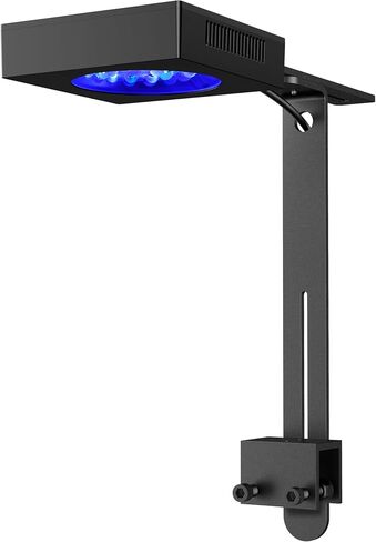 Nicrew Navareef 65 LEF LED Light ، 65W REEF Aquarium Lighting for Soft/LPS Socals وخزانات أسماك المياه المالحة ، مؤقتًا مدمجًا ، طيف مركّز أزرق in Kuwait