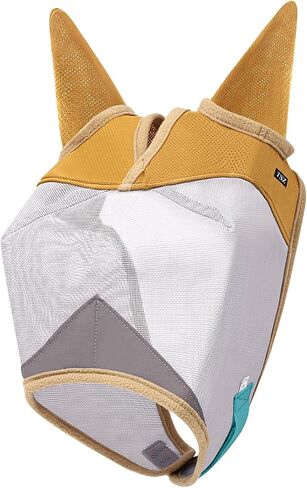 Fly Masks for Horses, Standard No-Ear Flymask, 70% Uv-Block, Breathable Fly Mask for Equines, Durable, Comfortable Fit for All-Day Protection, Horse Size in Saudi Arabia