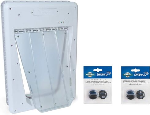 PetSafe Electronic SmartDoor - White, Large with Extra SmartKey in Kuwait