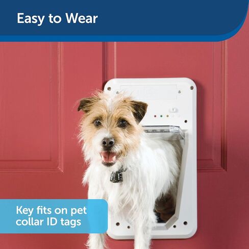 PetSafe Electronic SmartDoor - White, Large with Extra SmartKey in Kuwait
