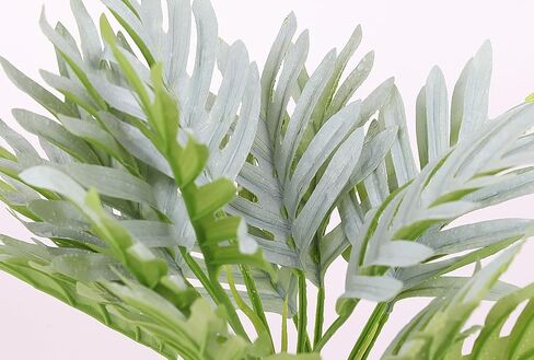 Reptile Terrarium Plants, Bearded Dragon Tank Decor Accessories for Ball Python Leopard Gecko Tree Frog Tarantula Lizard Corn Snake Tortoise Chameleon Crested Gecko - Fake Goeppertia Yellow in Kuwait
